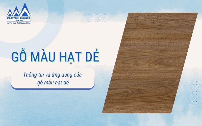 Gỗ màu hạt dẻ