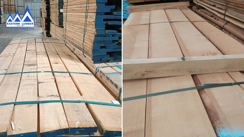 Gỗ xẻ cần độ ẩm gỗ tiêu chuẩn từ 8 - 12%