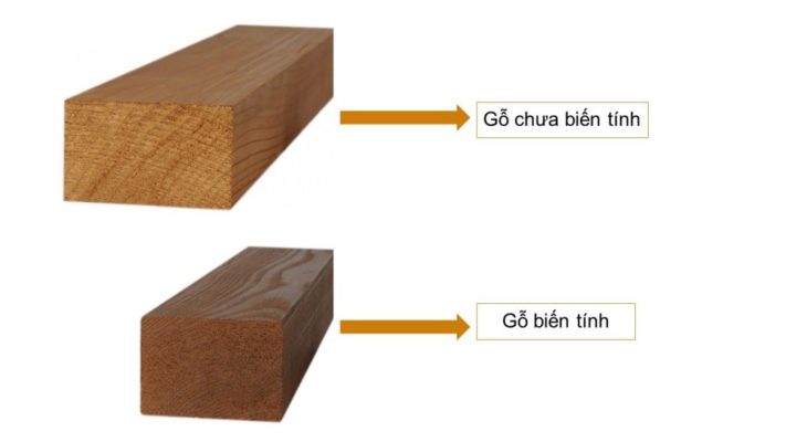 công nghệ gỗ biến tính