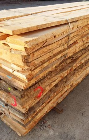 Unedged lumber