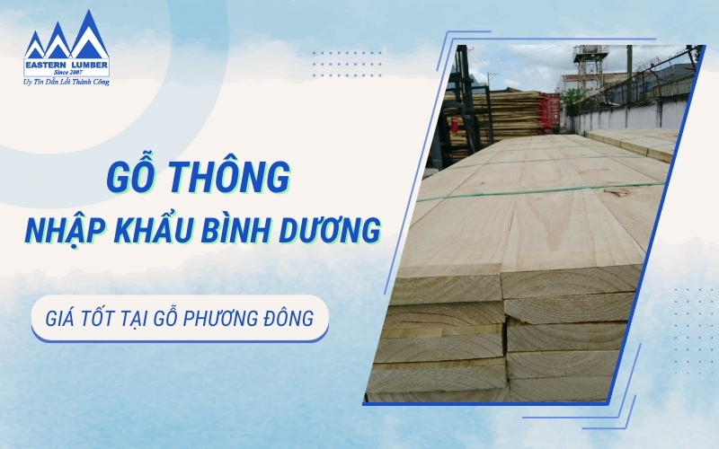 Địa chỉ bán Gỗ thông nhập khẩu tại Bình Dương giá tốt
